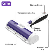 Load image into Gallery viewer, BLACK+DECKER Pet Hair Remover, Roller, Remove Dog Hair and Cat Hair Easily (HMSCT0001)