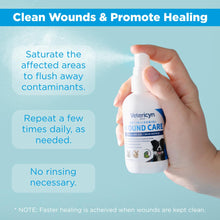 Load image into Gallery viewer, Vetericyn Plus Dog Wound Care Spray | Healing Aid and Skin Repair, Clean Wounds, Relieve Dog Skin Allergies, Safe for All Animals. 3 ounces