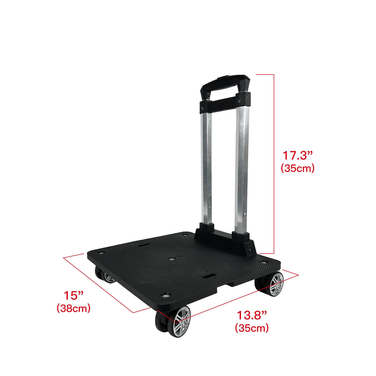 Mr. Peanut's Spinner Wheelbase Luggage Cart, Adding Rolling Functionality to Bags & Pet Carriers