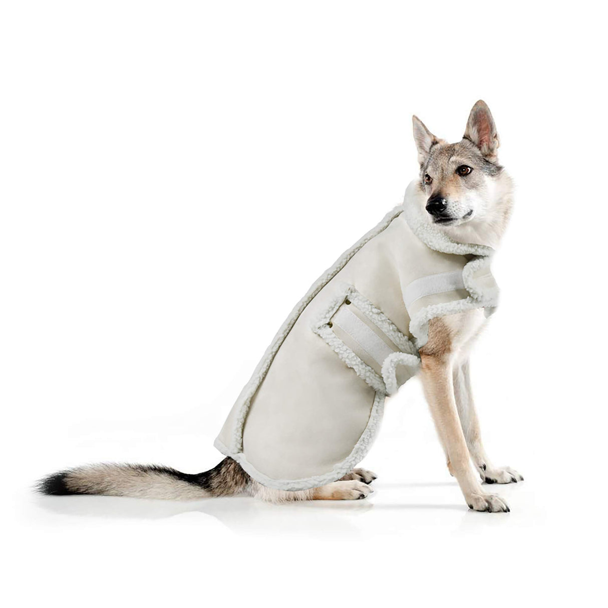 XUANQIFC Dog Coat Jacket, Warm Windproof Dog Sweaters for Small Dogs, Thick Apparelf Fleece Coat for Medium Large Dogs (XX-Large)