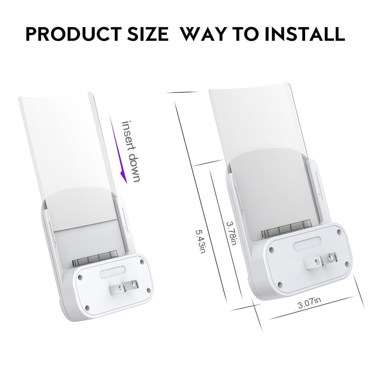 LFSYS UV Light Fly Trap - Indoor Fruit Fly Traps for Indoors - Plug-in Bug Light Trap for Houseflies, Gnats - Odorless, Mess-Free Fly Trap Indoor (1 Device +15 Glue Boards)