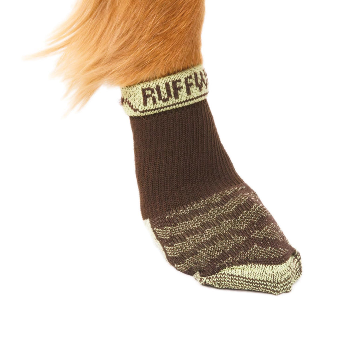 Ruffwear, Bark'n Boot Socks, Comfortable Dog Socks & Boot Liners, Earth Brown, 2.00 in/ 2.25 in