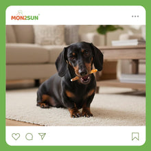 Load image into Gallery viewer, MON2SUN Dog Treats, Triple Flavor 5 Inch Chicken Liver Duck and Chicken Wrapped Rawhide Snacks for Small and Medium Dogs, 21.16 Oz (30 Count-Pack of 1)