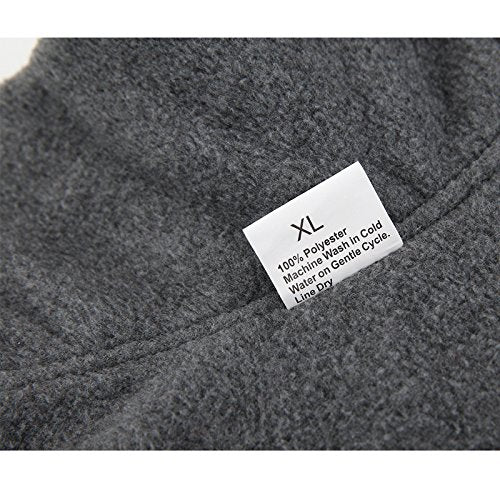 Creation Core Windproof Plush with Sport Vest Dog Clothes Night Reflective Jacket Pet Keep Warm Jacket No Pull No Choke Design Eco-Friendly for Small and Large Big Dog(Grey XXXL)