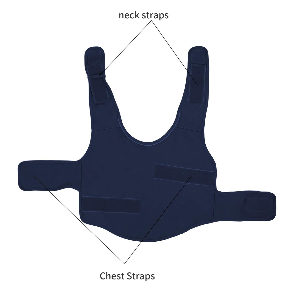 cattamao Comfort Dog Anxiety Relief Coat, Dog Anxiety Calming Vest Wrap for Thunderstorm,Travel,4th of July Fireworks,Vet Visits,Separation Anxiety Relief for Dogs (XL,Navy)