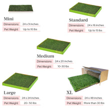 Load image into Gallery viewer, DoggieLawn Dog Potty - Real Grass - XLarge 24x48 inches