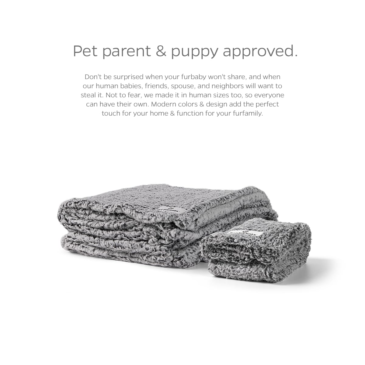 Pet Parents Premium Pet Blanket, Water Resistant Dog Blanket & Cat Blanket, Perfect for Crates, Calming, Large, Medium, Small Dogs, & Puppy Blanket Color: Chocolate Size: 50x60
