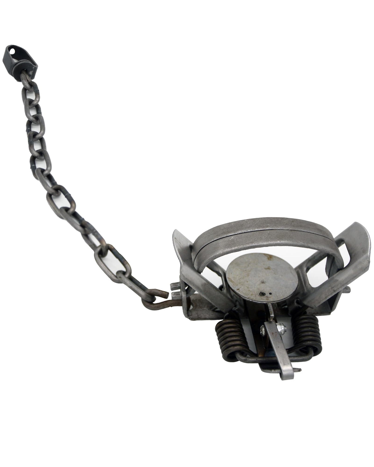 Mshrier Small Animal Traps Possum Trap Raccoon Trap Fox Trap Rabbit Trap Cat Trap Have A Heart Trap(Deep Silver)