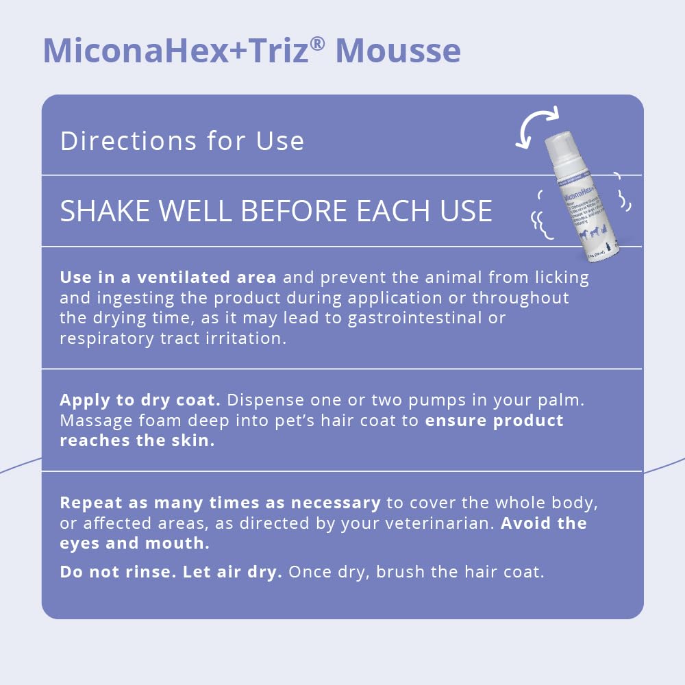 MiconaHex+Triz Mousse, 7.1 oz