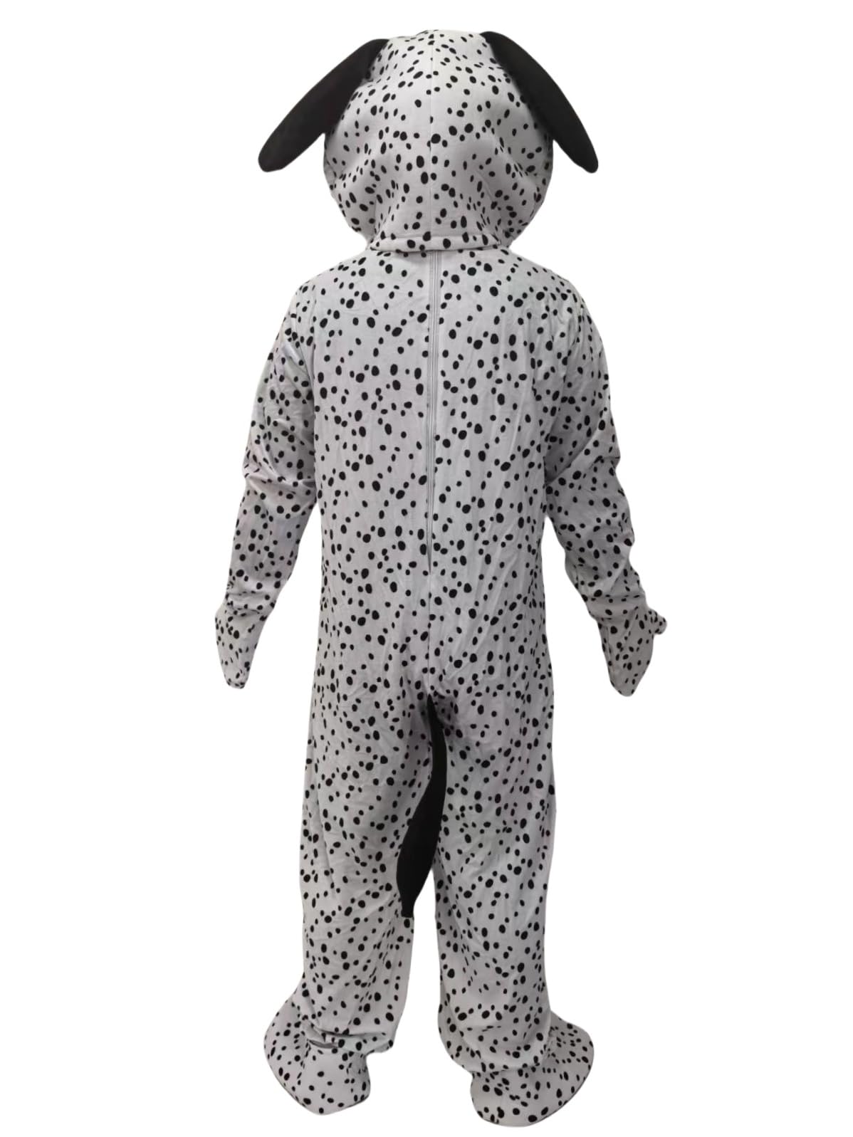 Plush Dalmations Costume Spotted Black and White Puppy Suit Dog Character Outfit Adult