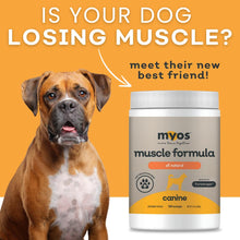 Load image into Gallery viewer, MYOS Canine Muscle Formula - All-Natural Muscle Building Supplement - Helps Reduce Muscle Loss in Dogs Due to Normal Aging and Improves Recovery from Injury or Surgery