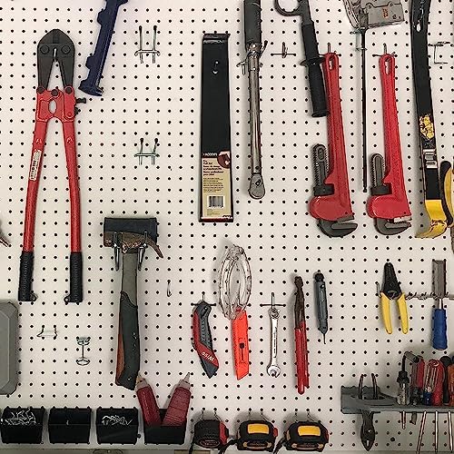 INCLY 278PCS Pegboard Accessories Organizer Kit, Peg Board Hooks Assortment with Bins for Organizing Various Tools, Fit 1/8 or 1/4 inch Pegboard for Hanging Storage, Garage Wall Attachments