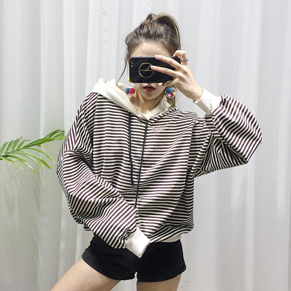 Matching Dog and Owner Clothes Separately Sold,Striped Mom Dad Dog Hoodie for Small Dogs Cats,Puppy Sweatshirt Fall Winter(Black,Owner XL)