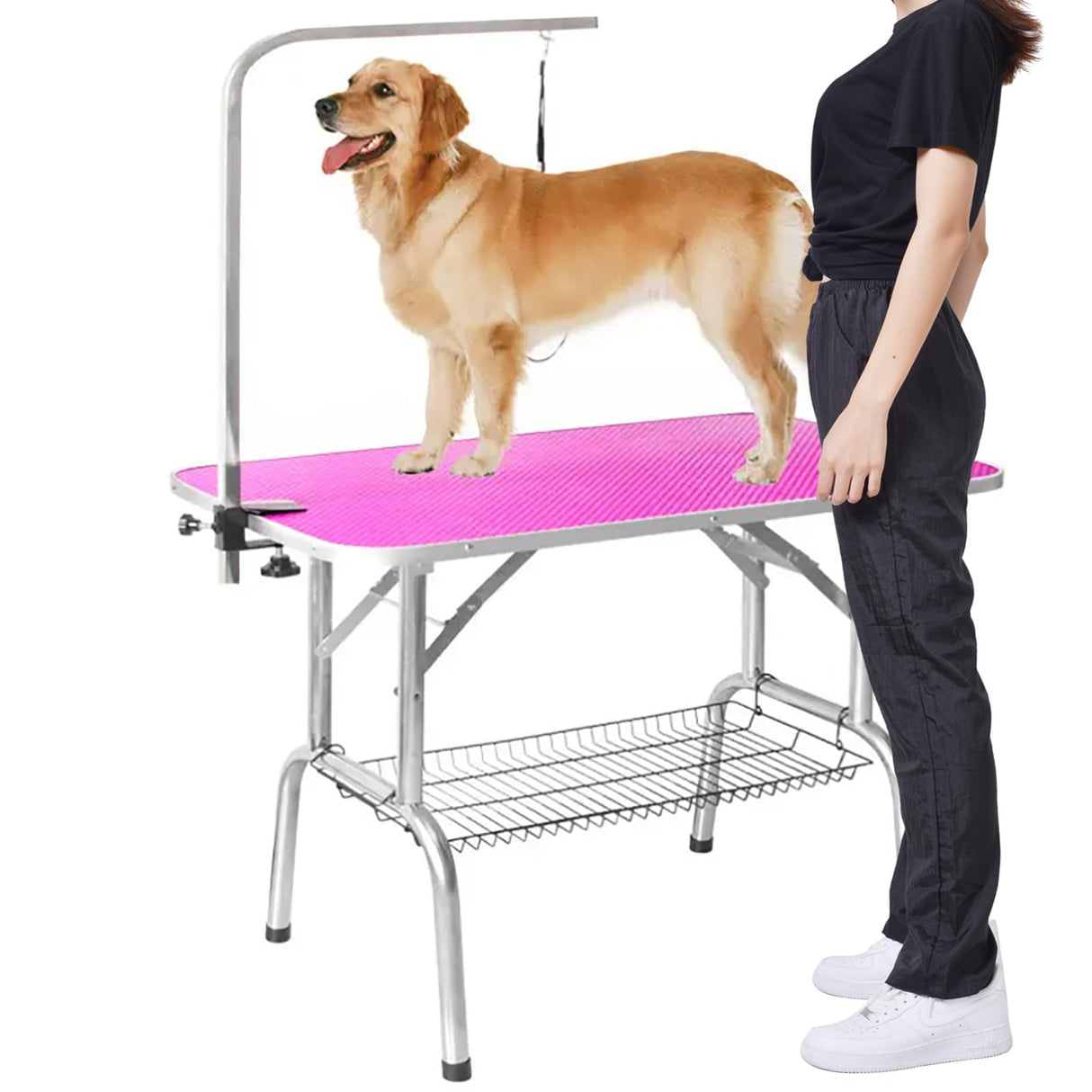 Pet Grooming Pants Lightweight Groomer Trousers for Pet Groomers Waterproof Cosmetologist Uniforms (3X-Large)