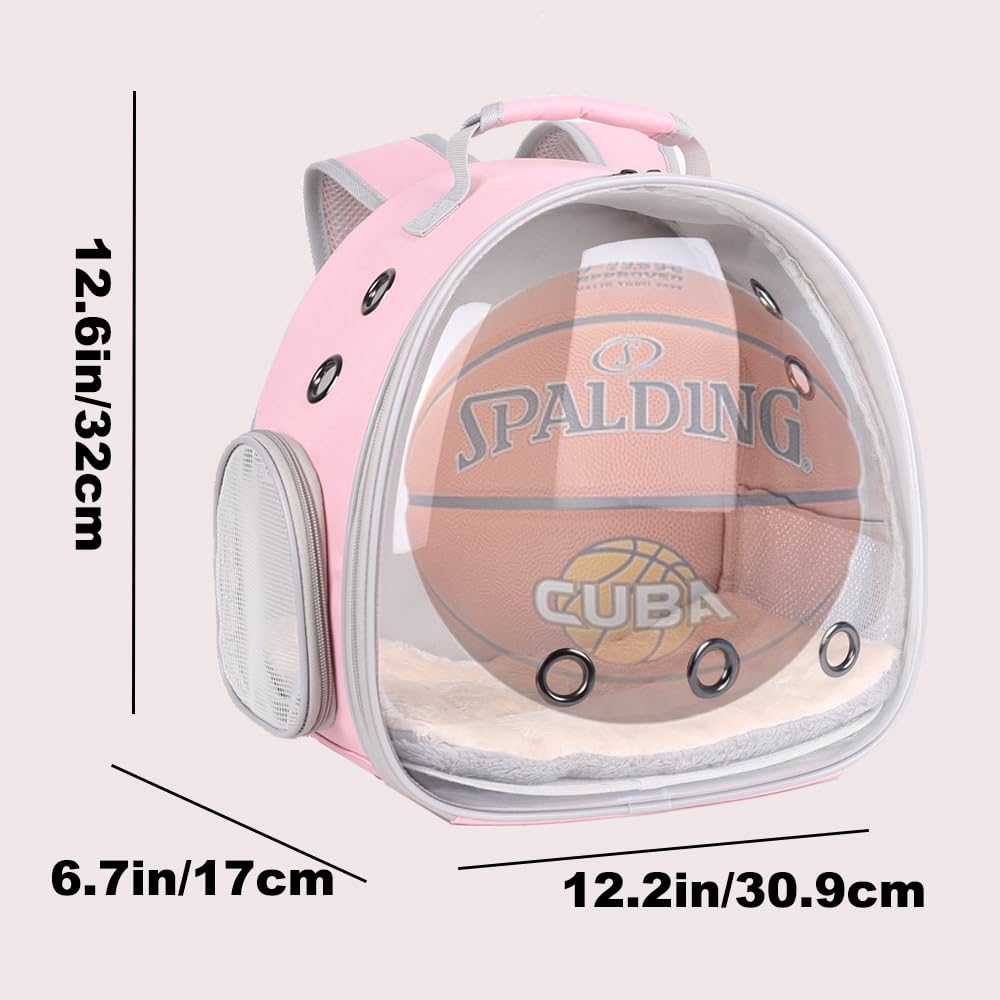 Portable Small Animal Backpack Travel Breathable Pet Carrier Bag Cages for Guinea Pig, Rabbit, Bearded Dragon, Squirrel, Tortoise, Bird, Lizard, Sugar Glider