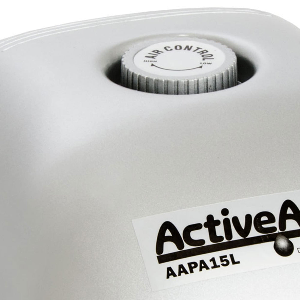 AAPA15L Active Aqua, 4 Outlets, 6W, 15 L/min Air Pump, Silver,Grey