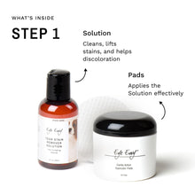 Load image into Gallery viewer, Eye Envy Dog Tear Stain Remover Starter Kit with ProPowder Brush | Stain Solution, Applicator Pads, Stain Powder and Small Applicator Brush | Lasts 30-45 Days