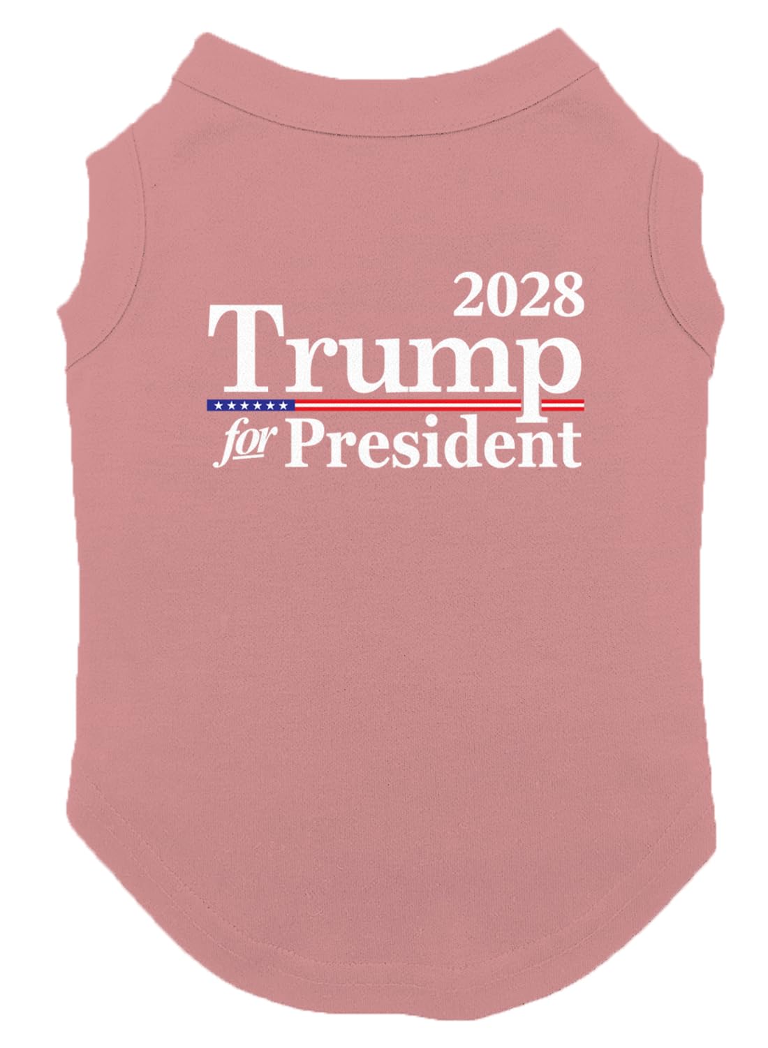 Trump for President 2028 - MAGA Dog Shirt (Mauve, X-Small)