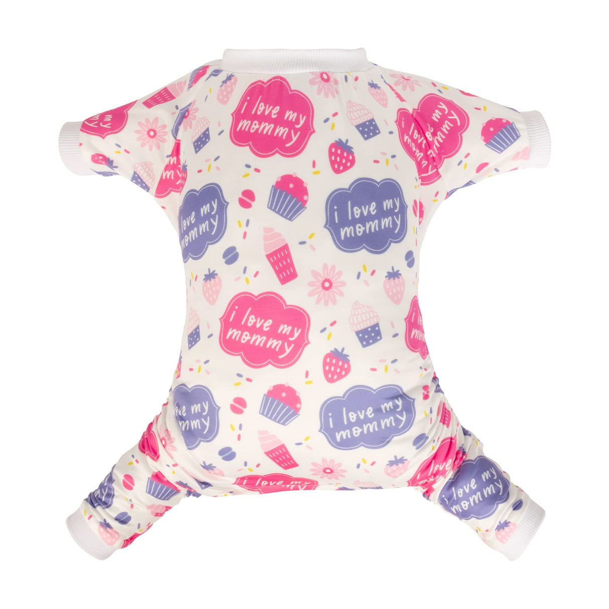 CuteBone Small Dog Pajamas Shirt Stretchy Summer Puppy Pjs Soft Cat Onesies Pet Clothes for Daily Wear DA18XL