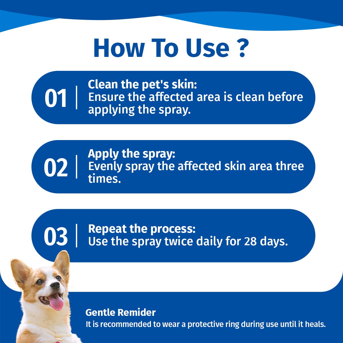 Cassiel pet Hot Spot Spray for Dogs, Itch Relief Spray & Hot Spot Treatment for Dogs, Helps Alleviate Allergies Dry Itchy Skin, Wound Care Spray for All Animals, 2.02oz