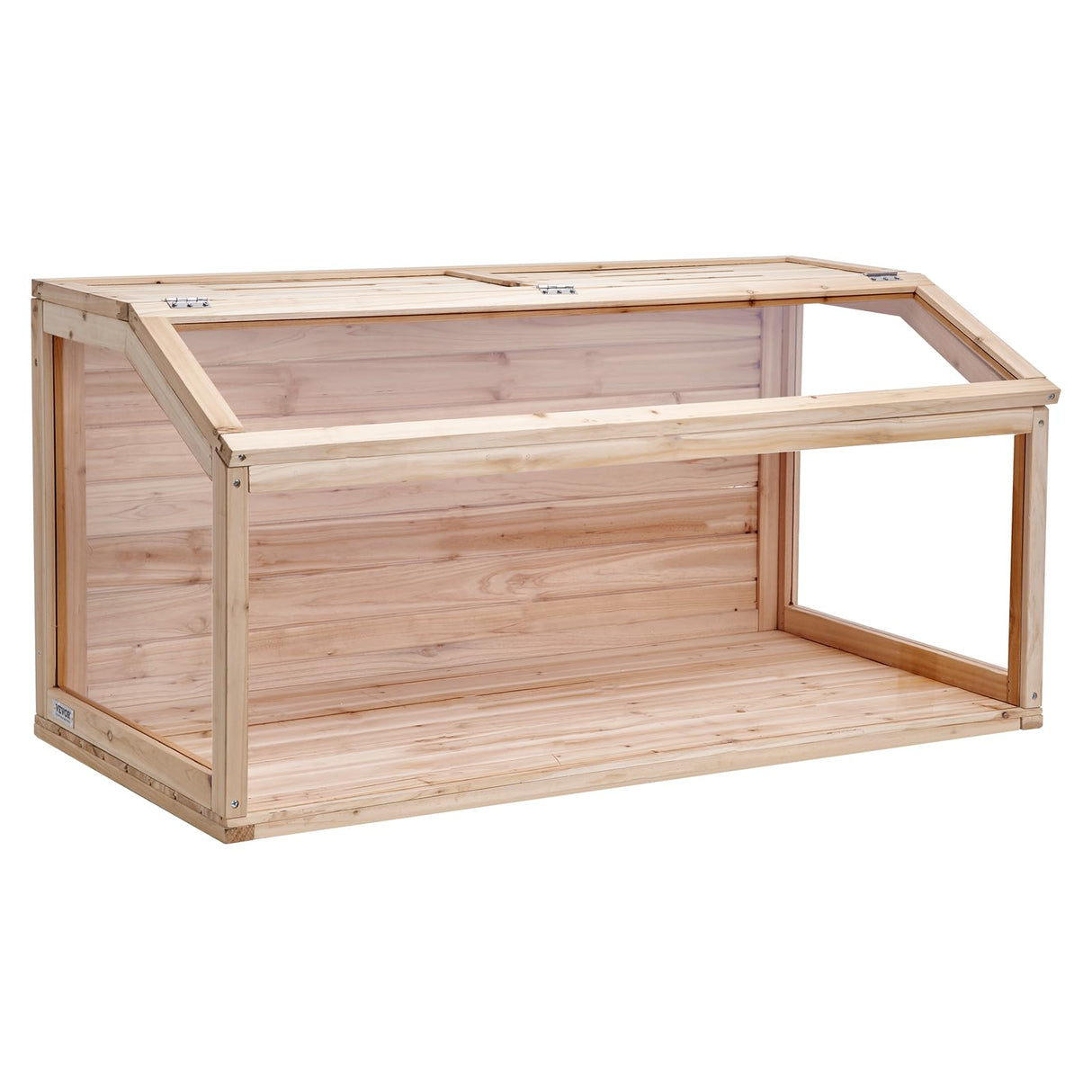 VEVOR Wooden Hamster Cage, 270° Viewing 𝖧amster Habitat, 32 x 16 x 16 in, Dwarf Hamster Cages with Openable Top, Ventilated Small Animal Cage, Pet Mouse Cage for Gerbils, Rats, Guinea Pigs, Mice