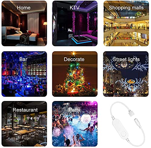 Athom WiFi Smart LED Light Strip Controller Works with Apple Homekit Siri Voice Control (RGB 5V-12V 3A)