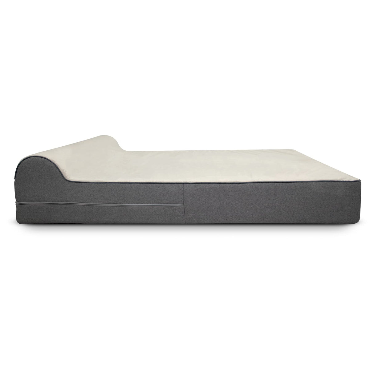 KOPEKS Dog Bed Replacement Cover Memory Foam Beds - Extra Large (Jumbo Size) - Deluxe Grey