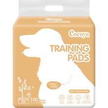 Load image into Gallery viewer, COCOYO Earth Friendly Bamboo Training Pads | Eco Friendly Puppy Pads for All Dogs | 100 Super Absorbent Puppy Training Pads, Deodorizing Dog Training Pads for Pets
