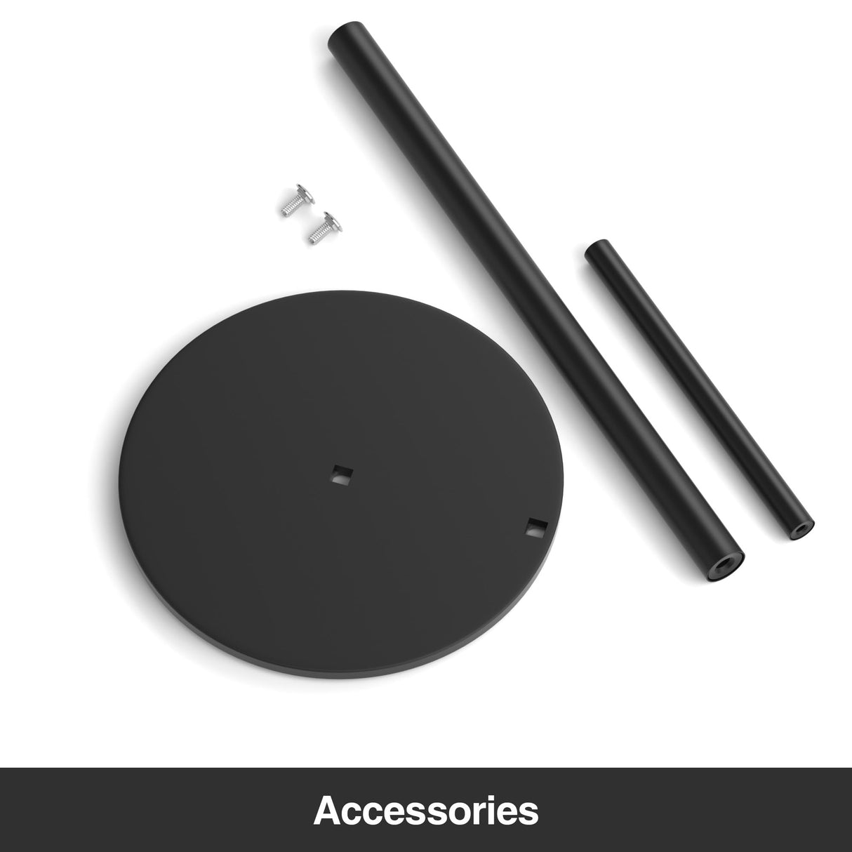 Paper Towel Holder Black, Premium Stainless Steel Kitchen Roll Dispenser, Countertop Roll Organizer with Weighted Base