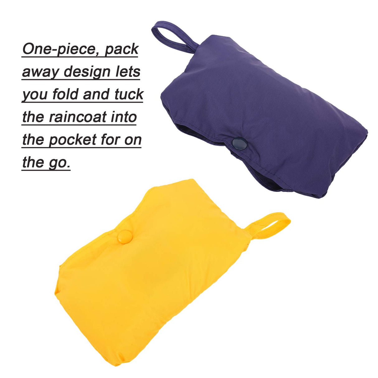 Pet Raincoat Packable Hooded Dog Rain Jacket Reflective Strips Lightweight Adjustable Poncho for Small Medium Large Dogs Blue XXXL