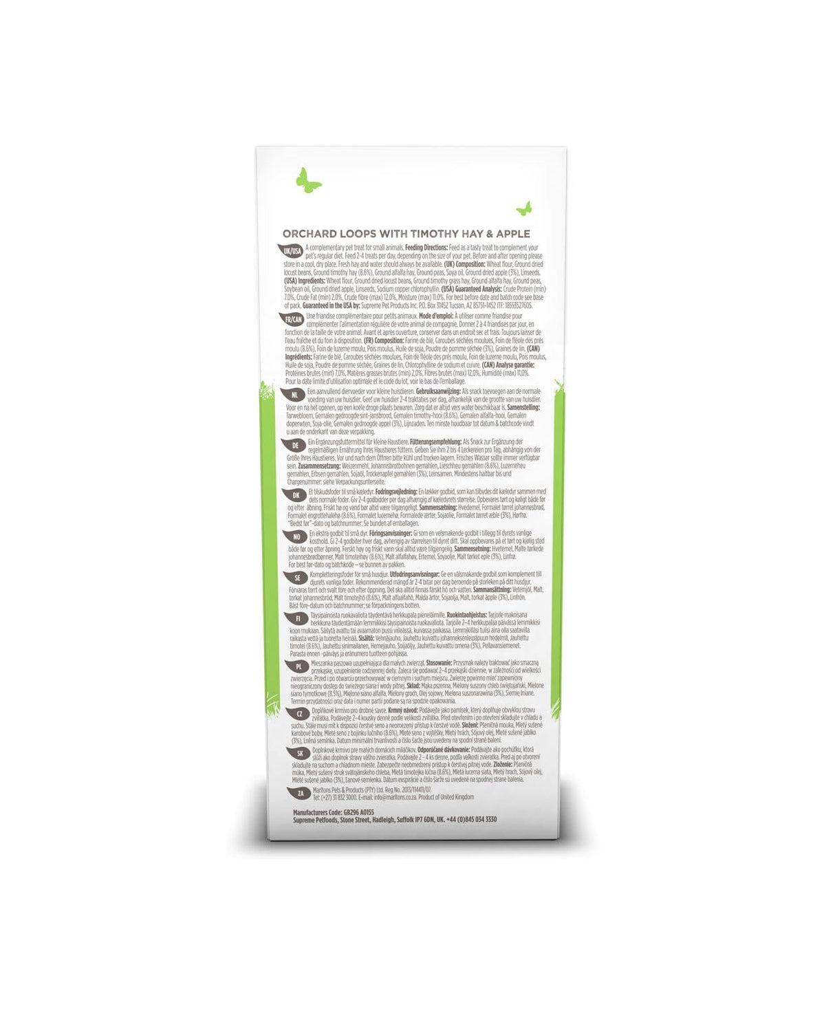 Selective Naturals Orchard Loops with Timothy Hay & Apple (Pack of 4)