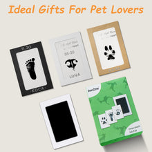Load image into Gallery viewer, DeerZone Inkless Paw Print Kit,Dog Paw Print Kit,Dog Nose Print Kit,Clean Touch Ink Pads and Imprint Cards,Pet Paw Print Impression Kit for Dogs Cats Footprint Keepsake
