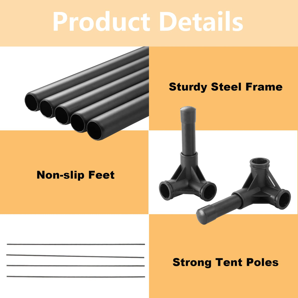 SweetBin S/M/L Outdoor Elevated Dog Cot with Canopy & Side Shade for Camping Small Medium Dogs (Carry Bag), Portable Cooling Raised Dog Bed