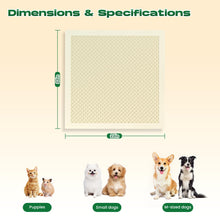 Load image into Gallery viewer, DOGGO DOUG Puppy Pads 100 Count Small 22x22in Bamboo Training Pads Deodorizing Leakproof Quick Drying Dog Pee Pads Super Absorbent Disposable Pee Pads for Dogs Puppies, Doggie, Cats, Rabbits