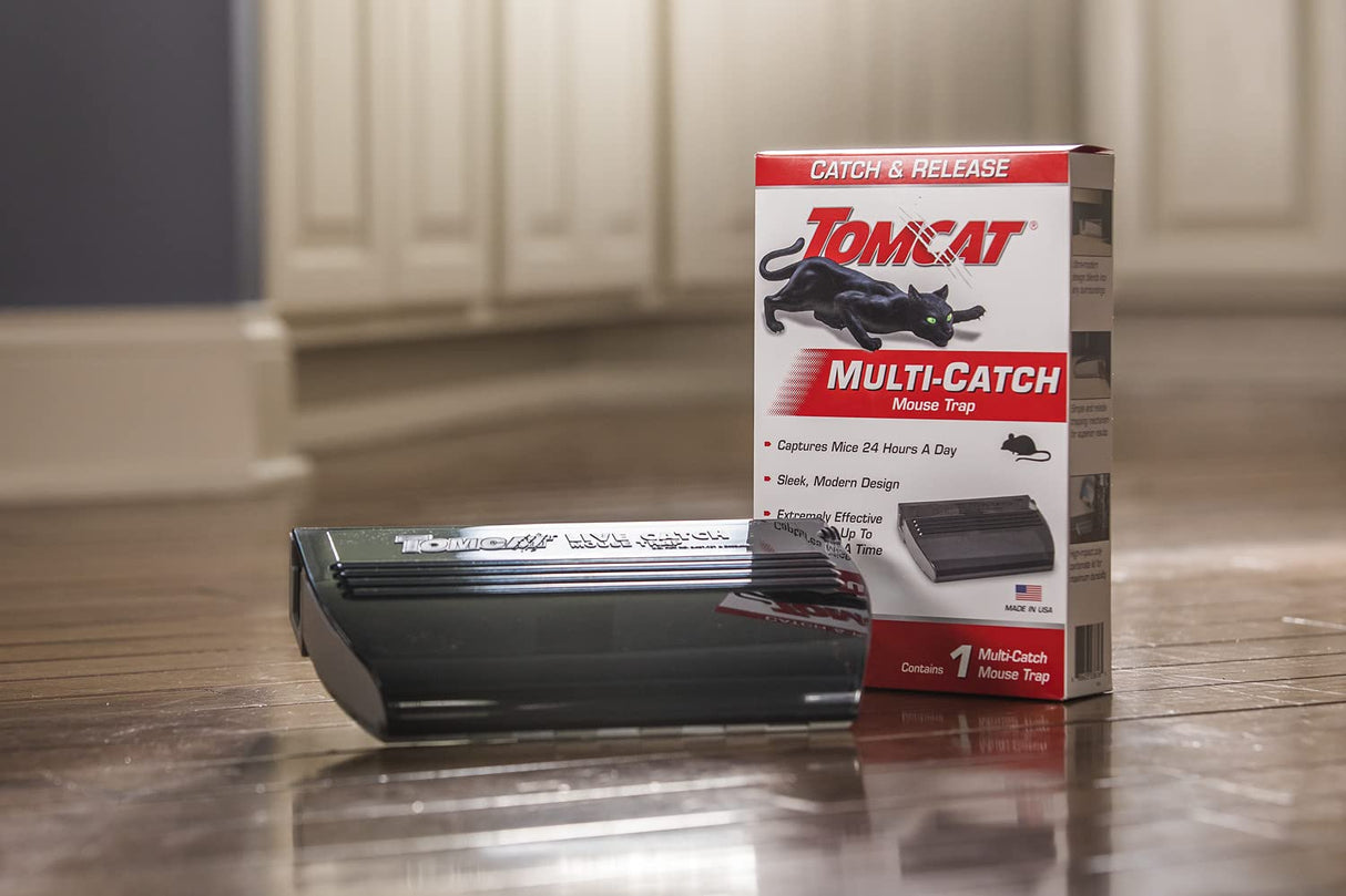 Tomcat Live Catch Mouse Trap (1 Case of 4 Traps)