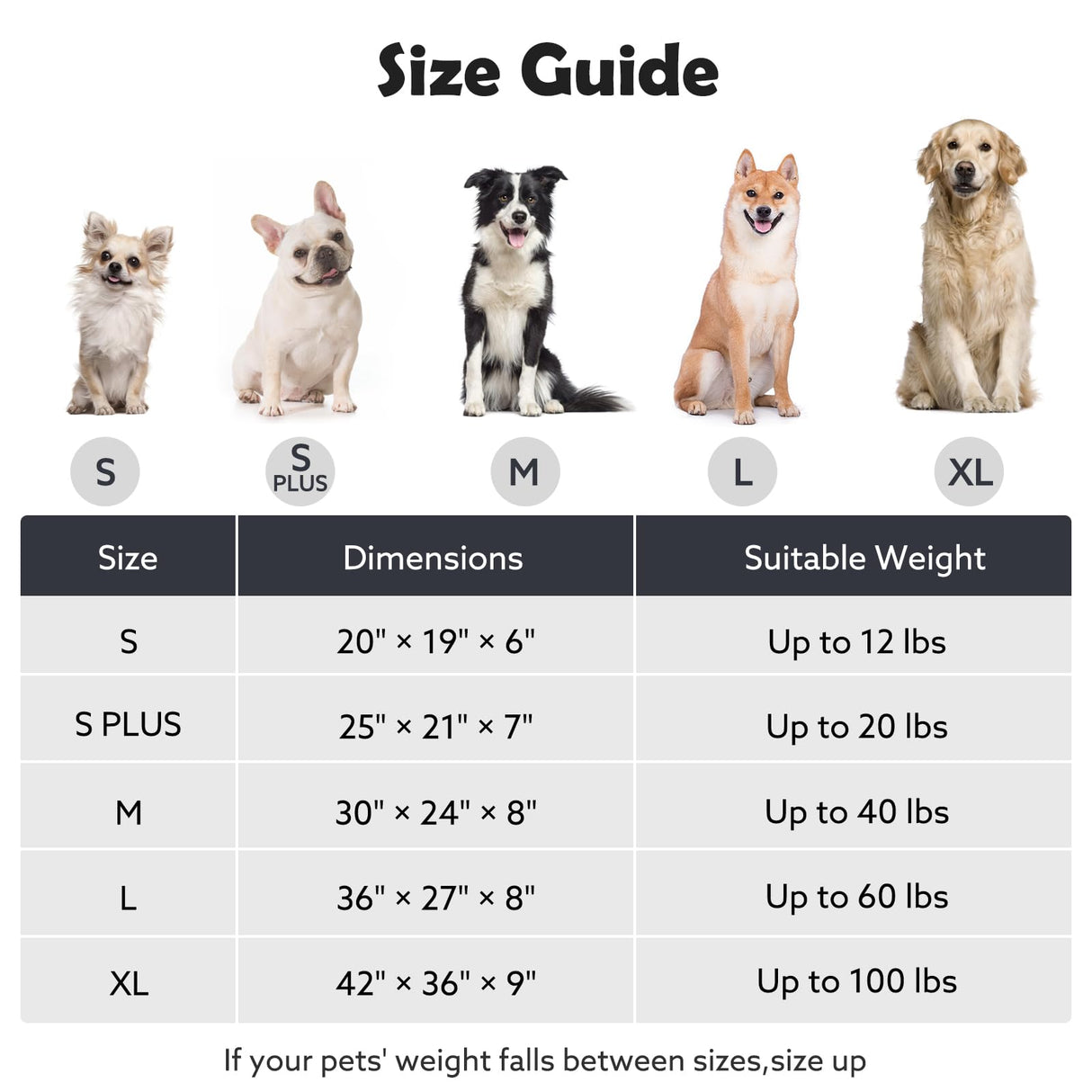 JOEJOY Dog Bed for Small Medium Dogs, Removable Washable Cover Orthopedic Soft Faux Rabbit Fur Pet Bed, Anti-Slip Fluffy Plush Puppy Bed, 25"x21"x7", Leopard Print, Beige