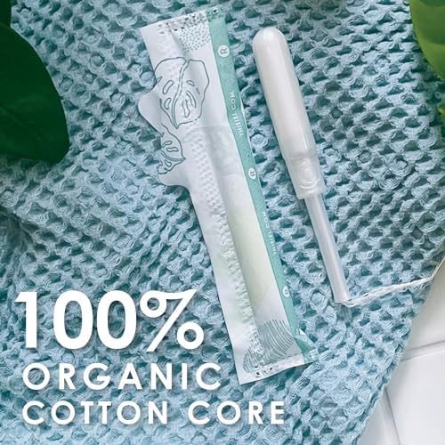 L. Cotton Tampons Regular/Super Absorbency Multipack, Free from Chlorine Bleaching, Pesticides, Fragrances, or Dyes, 84 Count (2 Packs of 42)