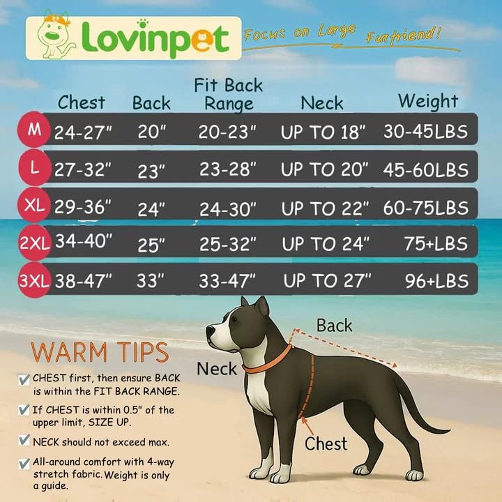 LovinPet Giant Pet Costume, Soft Cotton Dog pjs with Polar Bear Snowflake Print, Dog Clothing for Medium, Large Dogs,Pittie Pajamas, Large