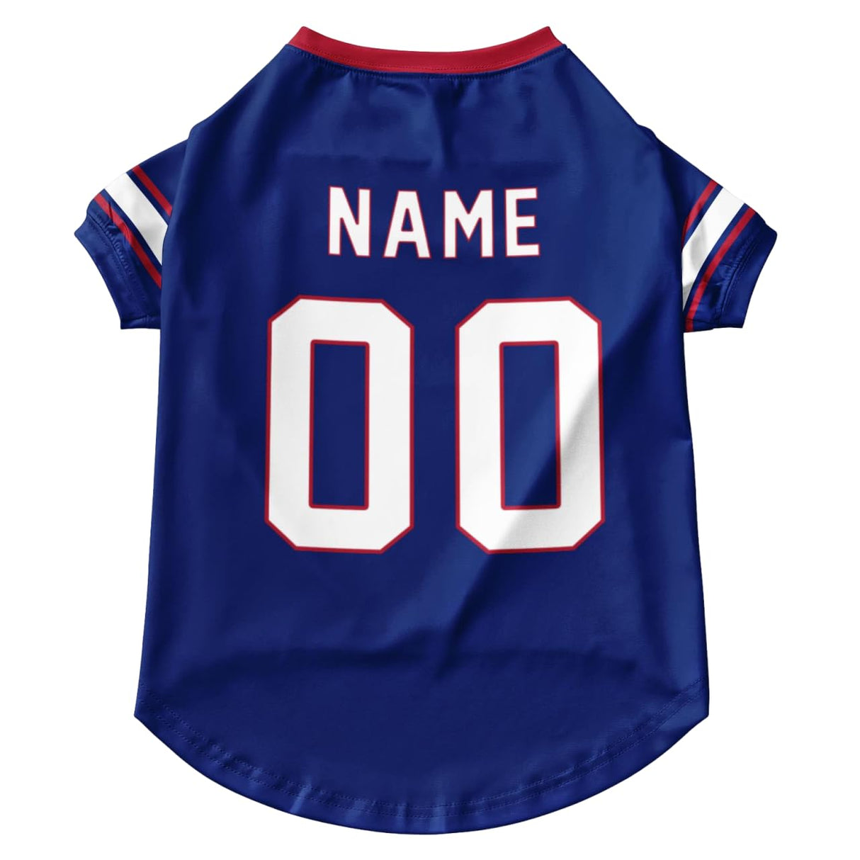 New York Personalized Dog Jersey Shirt with Custom Name and Number for Small, Medium and Large Dogs, Sports Pet Clothes, XS–3XL