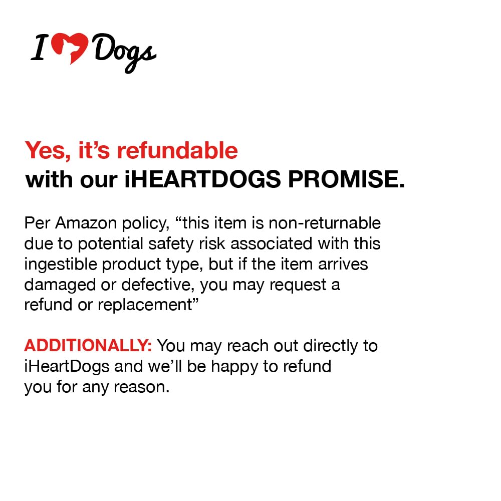 iHeartDogs 3-in-1 Probiotic for Dogs with Pumpkin for Improved Digestion & Gut Health - Dog Probiotics and Digestive Enzymes, 90 Count