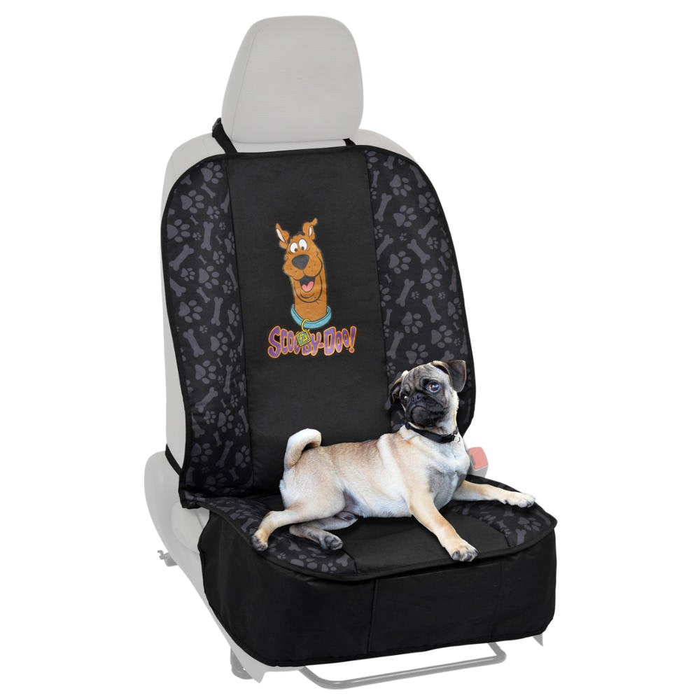 BDK Scooby Doo Waterproof Car Seat Cover for Dogs, Front Seat– Heavy Duty Black Oxford Automotive Front Seat Cover for Pets, Interior Covers for Auto Truck Van SUV