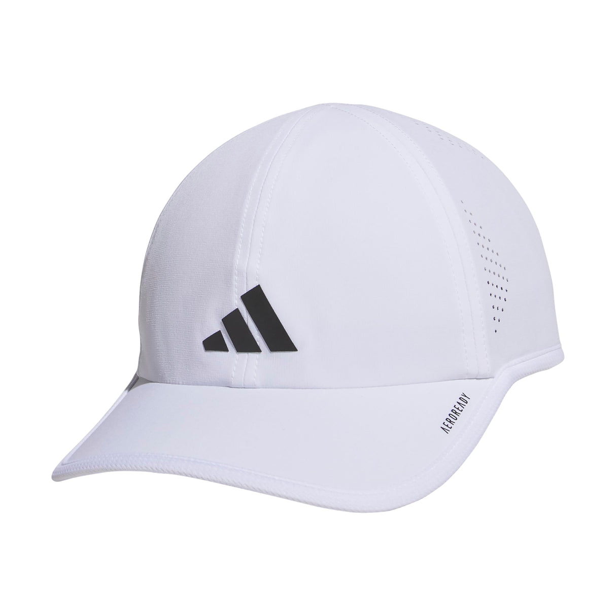 adidas Men's Superlite Hat – Lightweight Moisture-Wicking Cap for Workout and Training, White/Black/3, OSFA