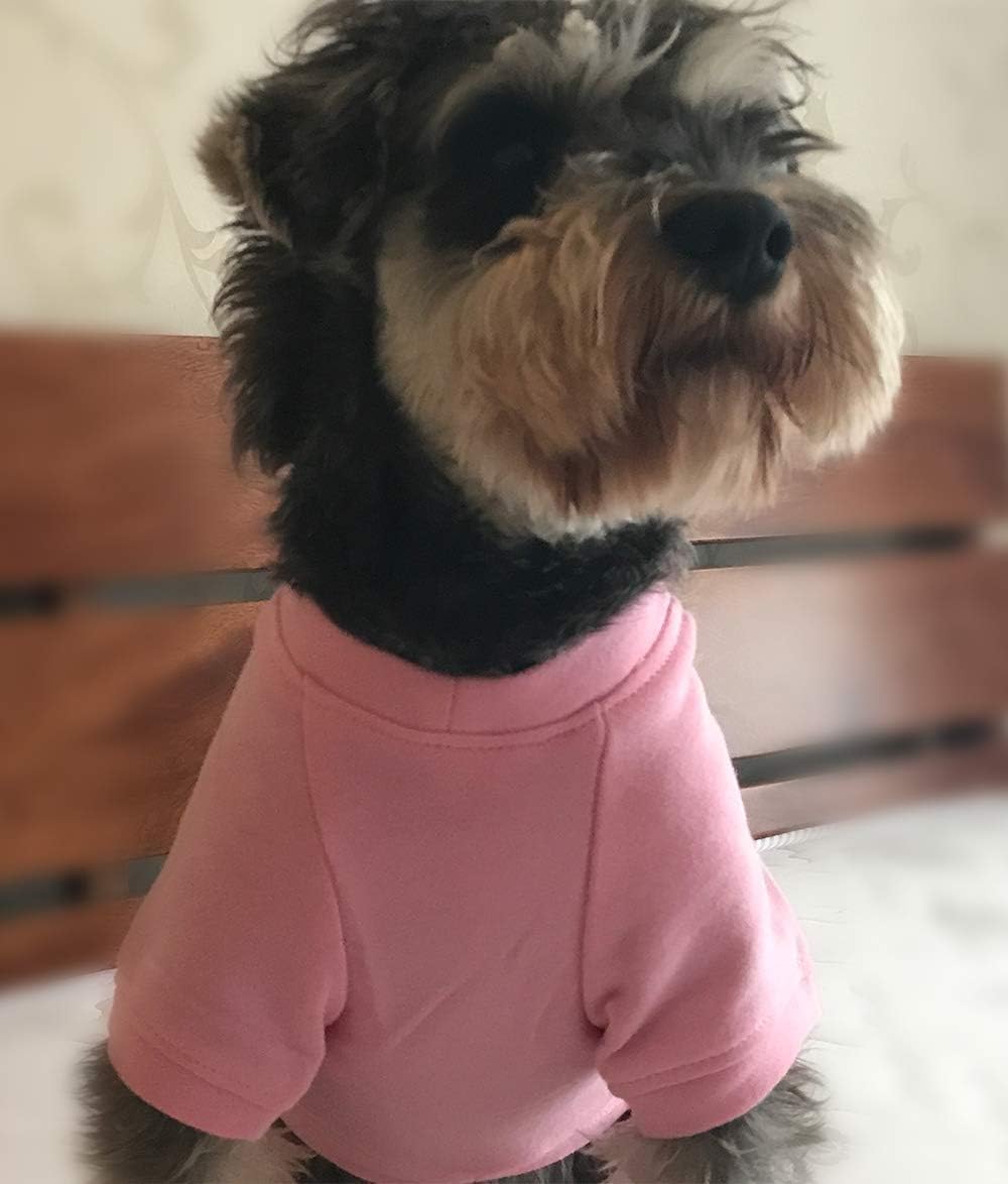 Lovelonglong Dog Pullover Sweatshirt Autumn Winter Cold Weather Dog T-Shirts for Small Medium Large Size Dogs Golden Retriever Clothes Pink XXXXL