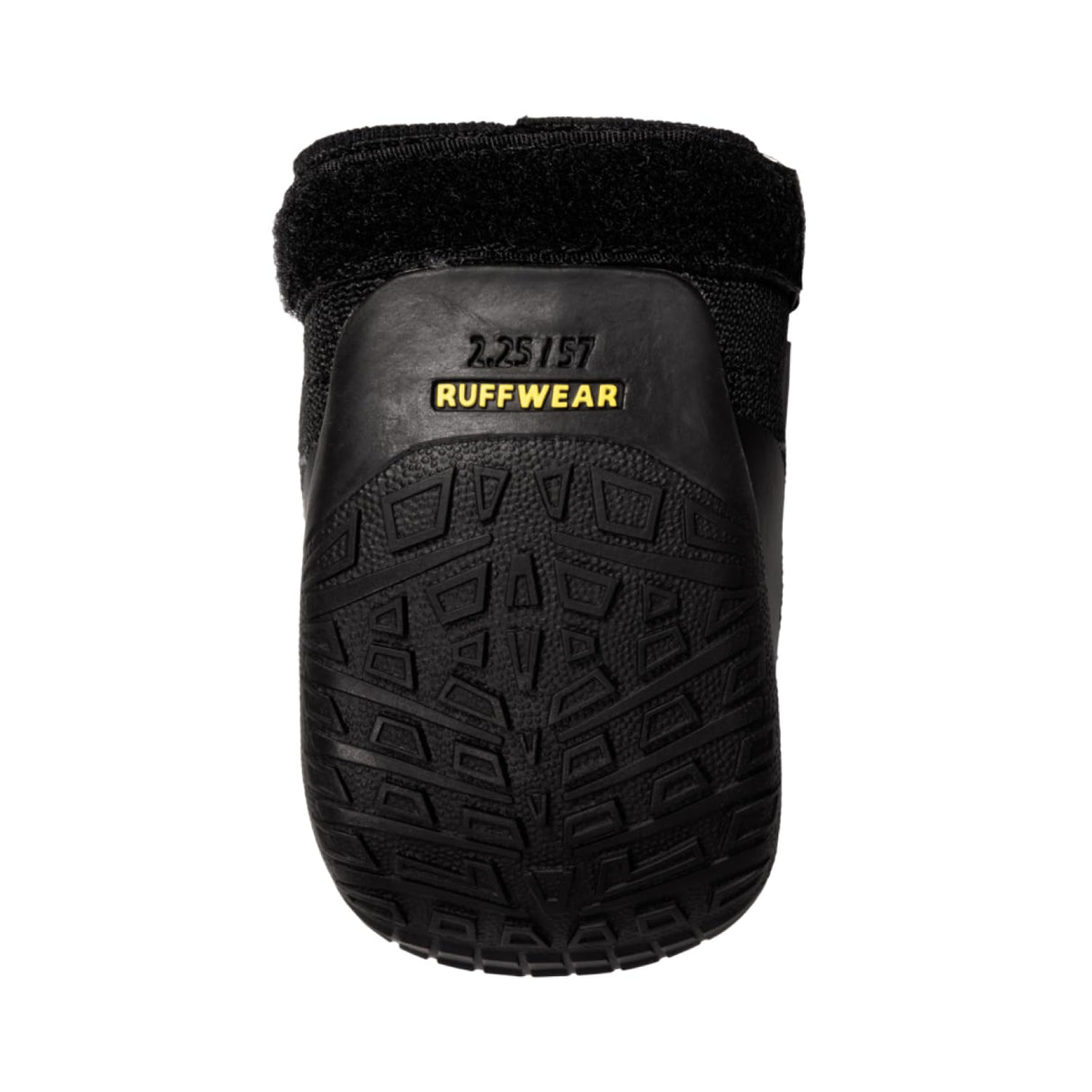 Ruffwear, Ridgeline Dog Boots, Breathable Knit Upper, Nonslip Rubber Outsole, Multi-Directional Lugs, TPU Toe Rand, Reflective Strap, Easy On/Off, for Hot Pavement & Trail, Obsidian Black, 2.50"