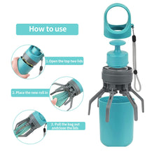 Load image into Gallery viewer, XPAPOV Dog Pooper Scooper, Portable No Touch Poop Scooper for Small Medium Large Dogs, Dog Waste Pick-up Cleaner with 15PCS Bag Attachment and Leak-Proof Waste Storage Container