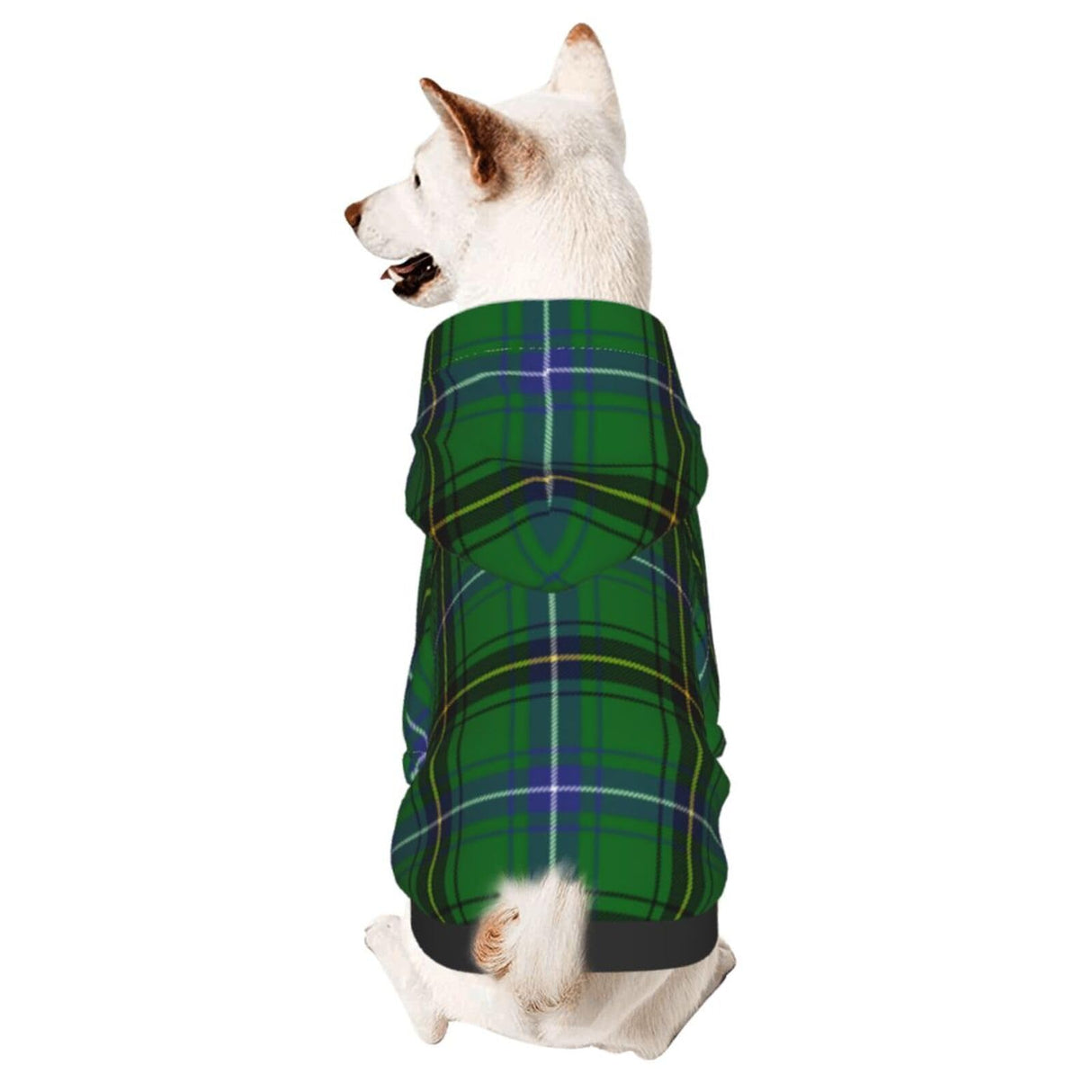 Scottish Clan Henderson Tartan Plaid Dog Hoodie Breathable Stretchy Sweatshirts with Hat Warm Dog Clothes for Small Medium Large Dogs X-Small