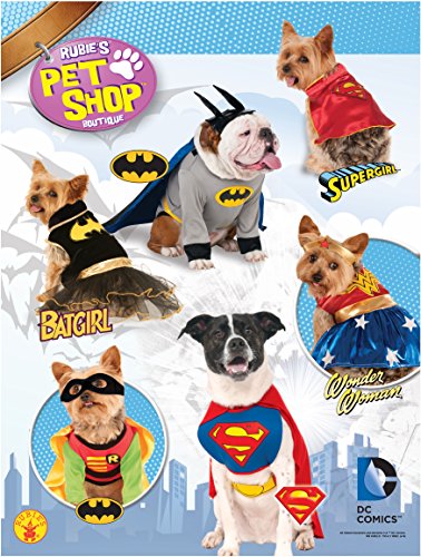 DC Comics: Wonder Woman Pet Costume for For Dogs or Cats by Rubies, Small