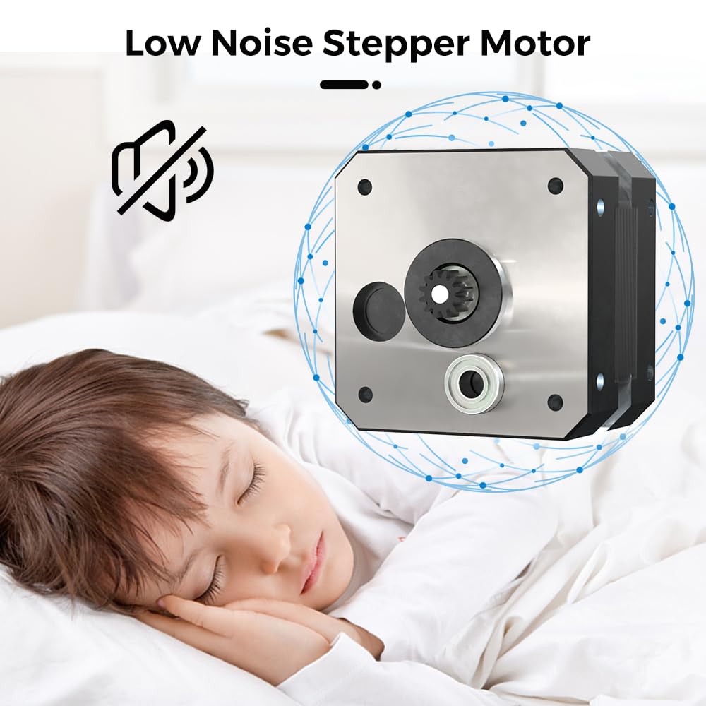 Official Creality Ender 3 V3 SE Extruder Stepper Motor, 42-26 Stepper Motor 3D Printer Extruder Motor 0.84A 12 Teeth Round Shaft, Sprite Extruder Motor for Ender 3 S1/3 S1 Pro/3 S1 Plus/5 S1/3 V3 KE