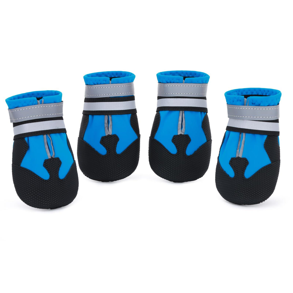 LUZGAT Winter Dog Boots - Non-Slip Dog Shoes for Snow/Summer Hot Pavement, Reflective Dog Booties & Paw Protectors for Medium/Large Dogs