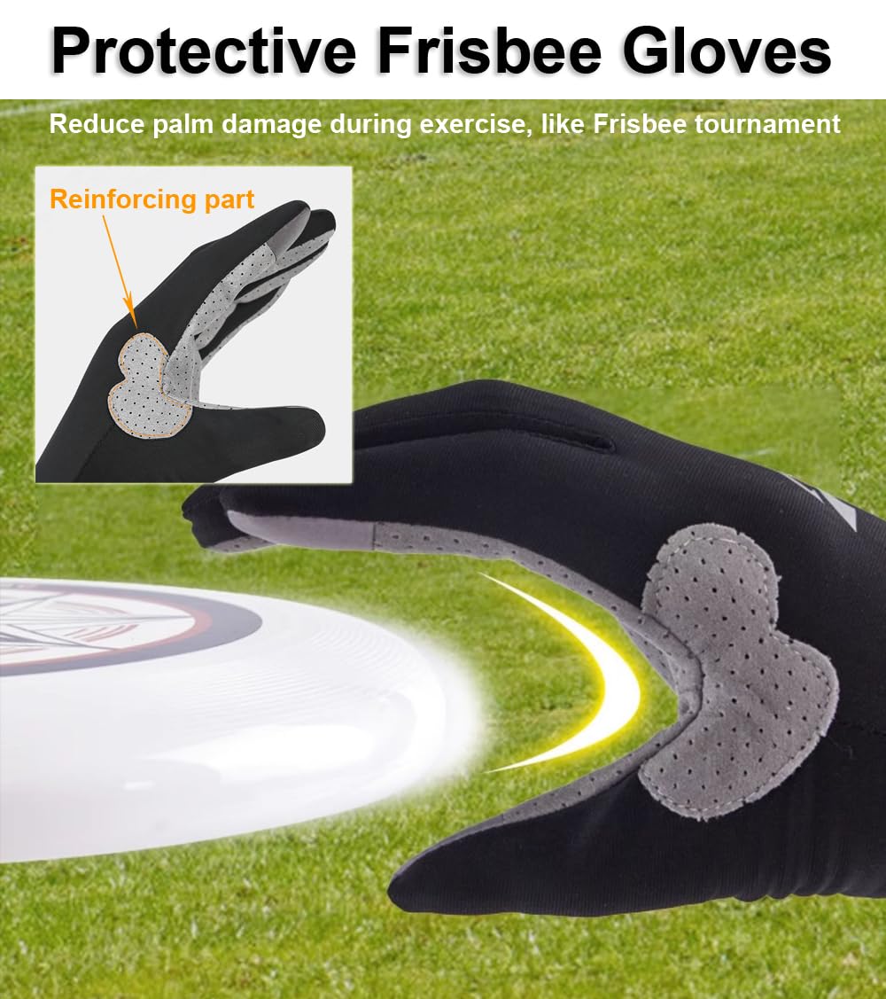 SUJAYU Full Finger UV Protection Gloves - Women & Men's Thin Fishing, Hiking, Cycling, Driving, Gym Gloves (Grey, Large)